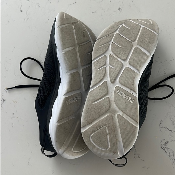Hoka Black and White Athletic Shoes - Picture 6 of 6